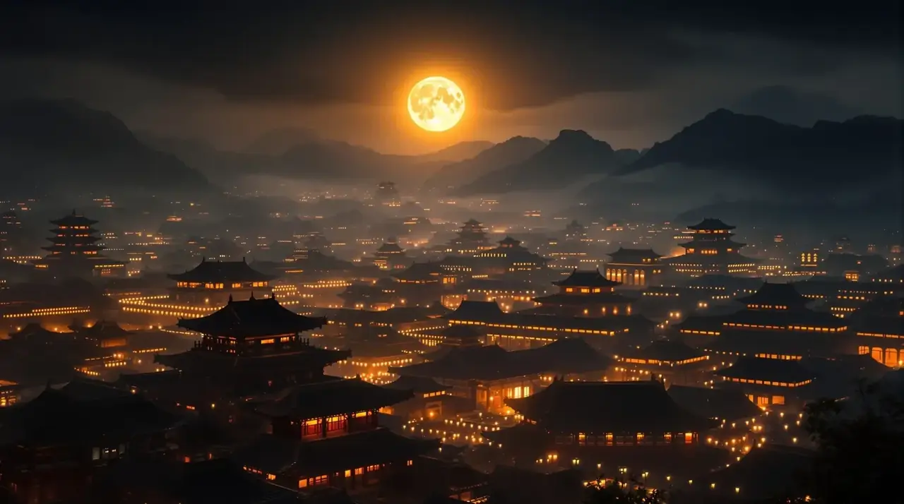 日本午夜视频影院氛围背景